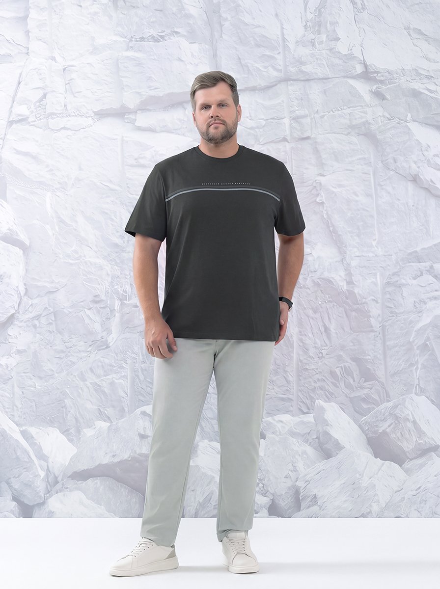 09 camiseta masculina plus size algodao