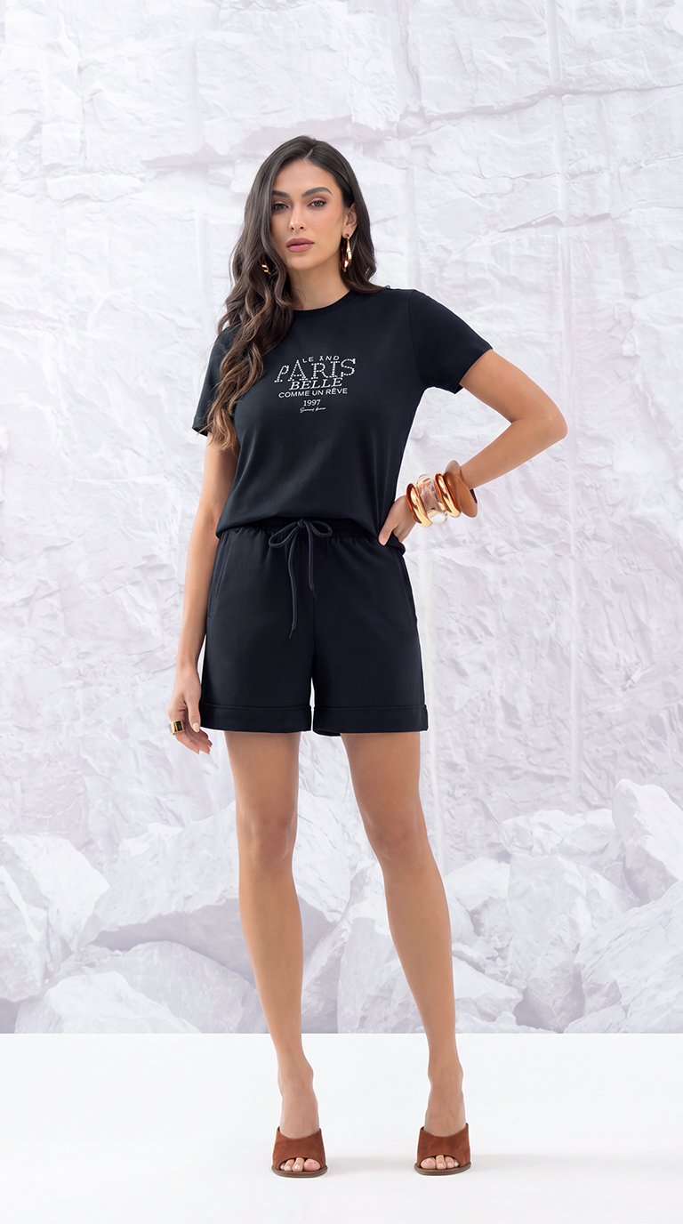 01 t shirt algodao feminina