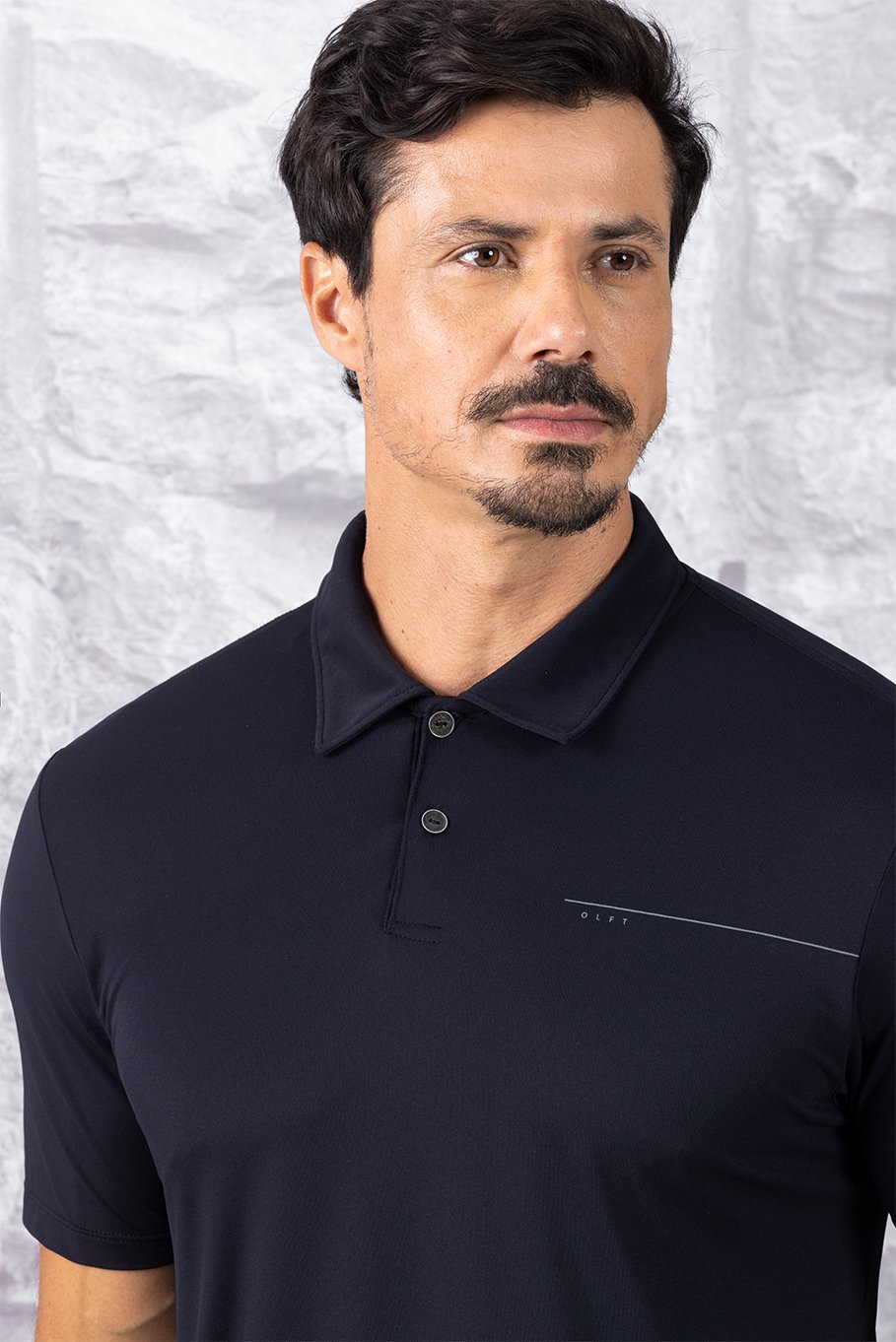 03 camisa polo masculina poliamida
